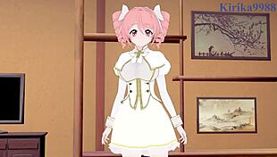 pino and poporon getting wild with intense creampie sex in this hentai dropkick scene 😈💦