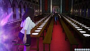 WATCH THIS TEEN 18+ GET ANAL POUNDED BY MILF WITH HUGE TITS AND BIG ASS!