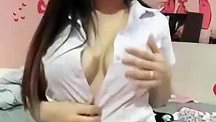 Watch this Khmer student strip down? She's so eager to show off her body.