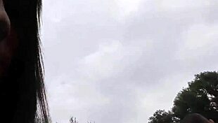 man buys trimmed pussy in public park, feeling intense desire