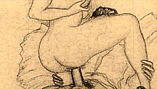 uh, stumbled on this old-school erotic drawing, so cool!