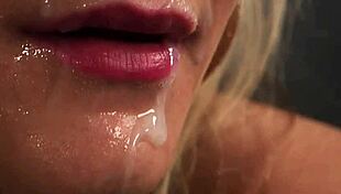 british woman in stockings sucks cock then gets facial