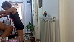 i tell the story of a sexy wife dominating her husband as her personal whore in femdom assfucking with big tits