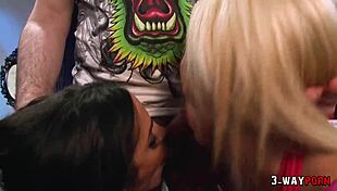 Man, me and Veronica Rayne with Jessica Lynn in hot FFM, we was bangin’ hard, oops, I mean banging!