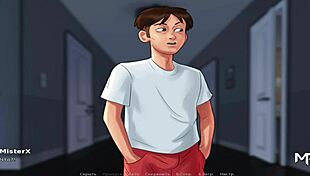 Summertime Saga BDSM Scene Where Big Ass Gets Tied Up In Uncensored Anime