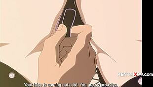 anime girls crash in taboo threesome scissoring hardcore with big tits and asses