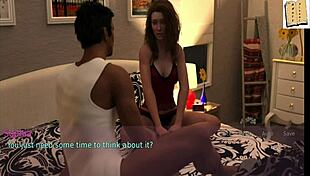 Wife And Stepmother Play Game Together