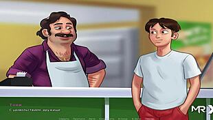 Summertime Saga BDSM Scene Where Big Ass Gets Tied Up In Uncensored Anime