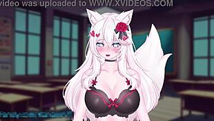 vtuber kanakovt erps wearing vibrator in public -- asmr catgirl naughty with vibrator in public
