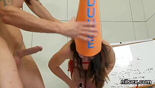 kinky cutie in anal assylum getting harsh 😈