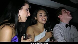 प्रॉम नाइट के बाद जवान लड़की 18+ अपनी वर्जिन चूत चोदती है