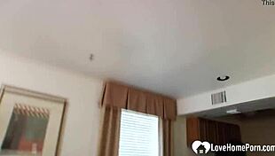 Horny Teen Sucks and Swallows Like a Pro