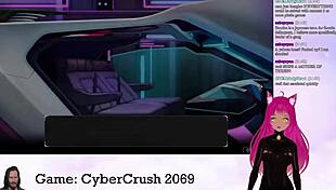vtuber lewdneko plays cybercrush 2069 part 1 😈