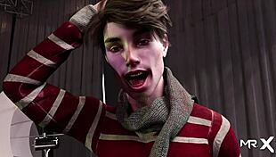 Hentai Model Exposes Pussy In Monster Photoshoot!