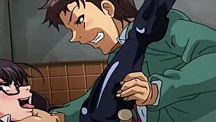 anime girls crash in taboo threesome scissoring hardcore with big tits and asses