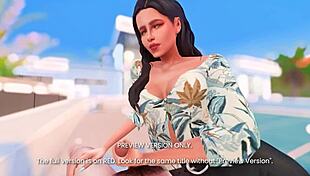 courtside passion - 3d hentai - preview version