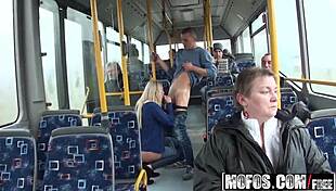 Lindsey Olsen gets ass-fucked on the public bus 😈