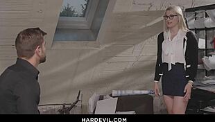 Are these perverted secretaries ready for a wild office threesome?