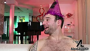 Cupcake Girl Ashley Graham Feels Horny Bday Boy Alex Legend's Intense Fucking