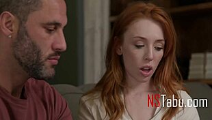 Small ginger craves her big stepbro!