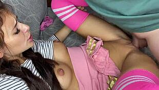 i watch my lil sis fuck her friend doggy style