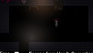 in this hentai game, she tries to escape bondage but gets corrupted with foot tickling and masturbation.