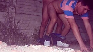 Beautiful gay guys strip and fuck in the alley?