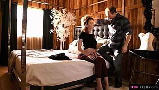 I love watching avery and ryan's shaved teen fucking with creampie