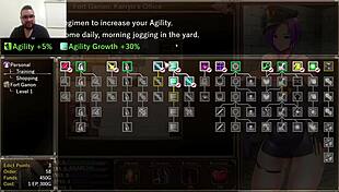 Karryn's prison hentai game features big tits and masturbation scenes