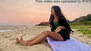 i was chasing sunsets with a beautiful long-haired girl on the beach, feeling so cute and sexy vibes