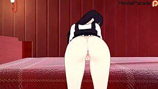 chained in hentai bondage, anime cartoon fun 😈🔗