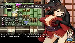 kunoichi peony gameplay with intense fights and groping 😈