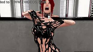 3d bdsm bondage fetish comics compilation by cybercaptain