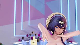 Candace explores animated adventures in mmd style