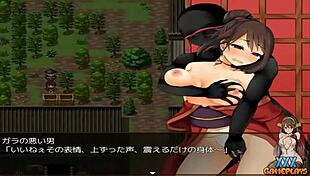 kunoichi peony gameplay with intense fights and groping 😈