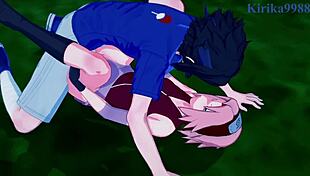 Sakura Haruno And Naruko Uzumaki Fuck Sasuke Uchiha Intensely