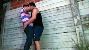Beautiful gay guys strip and fuck in the alley?