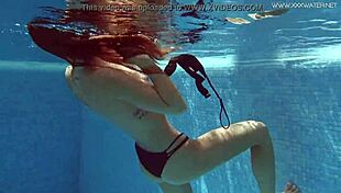 tiffany tatum fingering her tight pussy poolside