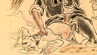 vintage erotic cartoon illustration from antique anime era 😍