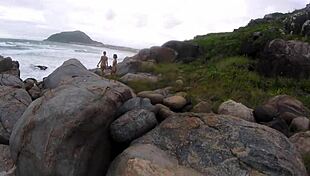 Passeio Com Elas In Public Outdoor With Natural Tits And Big Tits