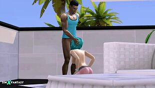 what's yuki behr doing as a personal trainer in this hentai?