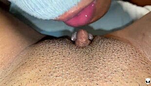 Khalessi moans, He licks my big clit in 69!