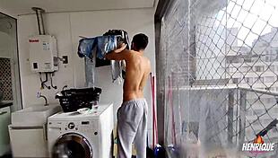 Magrelo dotado bangs the Spanish twink hard. Bareback action unfolds raw!