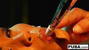 Jessica rips off her sexy clothes, revealing nude tits and pussy.