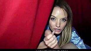 petite milf stepmom with braces in family scene