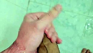 Twink Masturbates In Shower