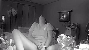 slutty teen 18+ ditches homework to finger herself watching porn on hidden cam