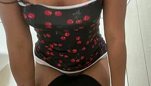 Shaving her pussy and ass for big cocks