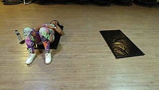 Outdoor Gym Fuck With Monster Cock