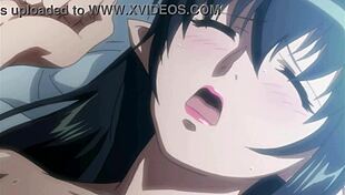 i'm watching steel witch annerose's sex scene with huge tits and cumshot in english fan dub